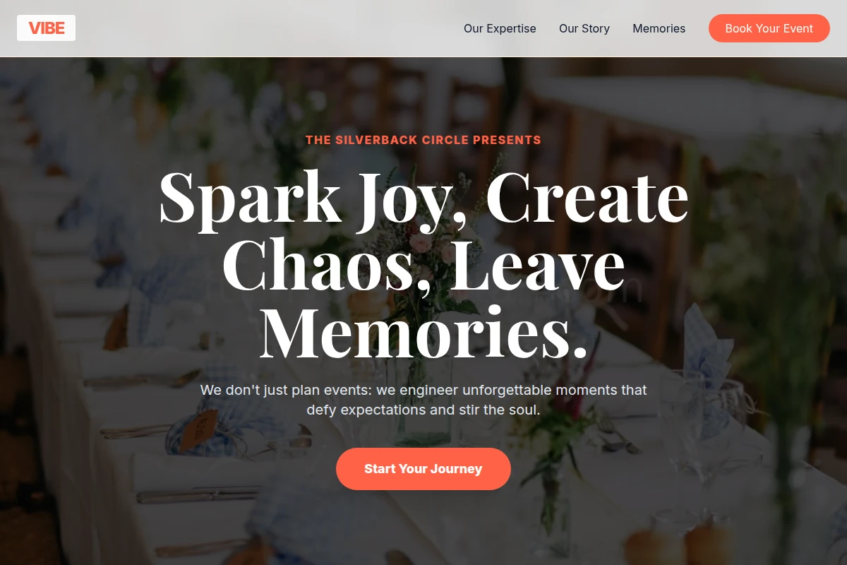 Vibe Event Planning
